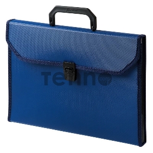 Портфель Бюрократ -BPP13TLBLUE 13 отдел. A4 ребрист. поверхн. с окантовкой пластик 0.7мм синий Портфель Бюрократ -BPP13TLBLUE 13 отдел. A4 ребрист. поверхн. с окантовкой пластик 0.7мм синий