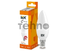 Лампа Iek LLE-C35-7-230-30-E14 светодиодная ECO C35 свеча 7Вт 230В 3000К E14 IEK