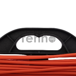 Удлинитель-шнур на рамке PROconnect ПВС 2х0.75, 30 м, б/з, 6 А, 1300 Вт, IP20, оранжевый (Сделано в России)