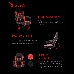 Кресло игровое A4TECH Bloody GC-250, на колесиках, искусственная кожа/ткань, черный/красный, фото 10