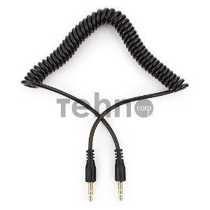 Кабель аудио Cablexpert CCA-405-6, джек3.5 / джек3.5, 2м, спиральный