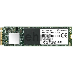 Твердотельный диск 512GB Transcend MTE110S, 3D TLC NAND, M.2 2280,PCIe Gen3x4, DRAM-less