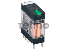 Реле общего назначения OGR-1 2C 24В DC с LED и тест. кнопкой ONI OGR-1-2C-DC24V-L-B