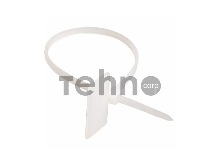 Хомут кабельный ХП1 3х150 нейл. бел. с таб. 25х15 (уп.100шт) ИЭК UHH61-3-150-100