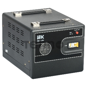 Стабилизатор напряжения IEK Hub 5кВА однофазный черный (IVS21-1-005-13)