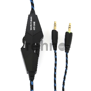 Наушники Gembird MHS-G50, код Survarium, черн/син, рег. громкости, откл. мик, кабель 2.5м