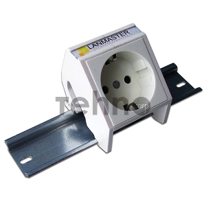 Рамка на DIN-рейку для установки вставок и электромодулей 45х45, белая