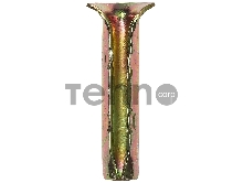 Гвозди быстрофиксирующиеся желтопассивированные, 80 х 6 мм, 100 шт, ЗУБР