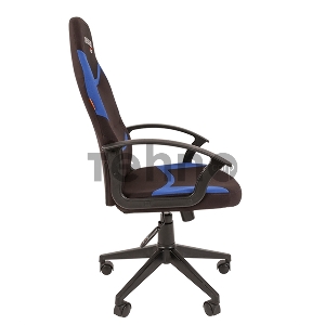 Игровое кресло Chairman game 9 чёрное/синее