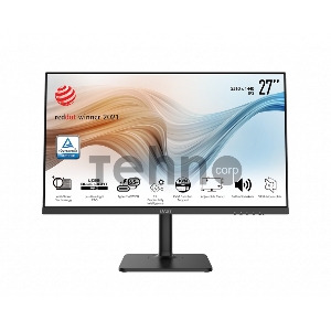 Монитор MSI Modern MD272QP 27 (2560x1440 (матовый))/IPS/flat/1xHDMI(1.4)/1xDP/1xUSB C/2xUSB 2.0 Type A/1xUSB 2.0 Type B/75Hz/4ms 27(2560x1440)/  (Ghz)/Mb/Gb/Ext:war 1y/black/