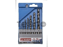 Набор сверл ЗУБР 4-29625-H7R  ЭКСПЕРТ по металлу резьбовой стальP6M5 2.5-10.2мм 7шт.
