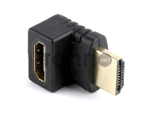 Переходник HDMI-HDMI Cablexpert A-HDMI270-FML, 19F/19M, угловой соединитель 270 градусов, золотые разъемы, пакет