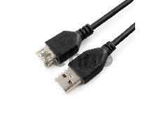 Кабель Gembird PRO CCF-USB2-AMAF-15 USB 2.0 кабель удлинительный 4.5м AM/AF  позол.конт., фер.кол.,  пакет 