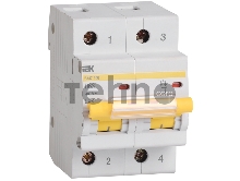 Автоматический выключатель IEK ВА47-100 2Р 16А 10кА х-ка D