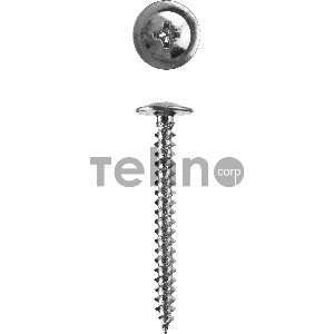 Саморезы Зубр с прессшайбой по листовому металлу до 0,9мм, PH2, 4,2x51мм, ТФ1, 120шт 4-300191-42-051