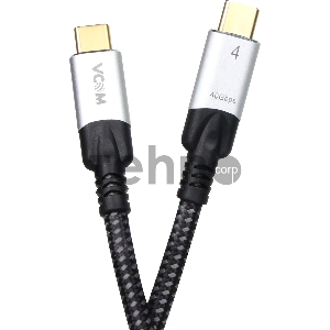 Кабель USB4 TCM--TCM, 5K@60Hz, 40GBps, PD 240W, 5A, VCOM, 1.2м