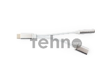 Переходник Cablexpert Переходник USB, USB Type-C/Jack3.5 F+ Type-C F, пакет (CCA-UC3.5F-02-W)