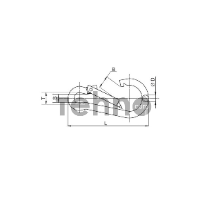Карабин пожарный 5,0 DIN 5299С