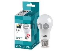 Лампа светодиодная ECO A60 15Вт грушевидная 230В 4000К E27 ИЭК LLE-A60-15-230-40-E27