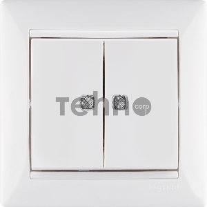 Рамка 1-м Valena бел. Leg 774451