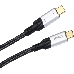 Кабель USB4 TCM--TCM, 5K@60Hz, 40GBps, PD 240W, 5A, VCOM, 1.2м, фото 2