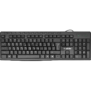 Клавиатура USB ACTION HB-719 RU BLACK 45719 DEFENDER