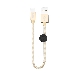 Кабель USB 2.0 hoco X35, AM/Type-C, золотой, 0,25м, фото 1