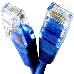 Патчкорд 0,5м "Telecom" UTP кат.5е RJ45, литой, синий, NA102-L-0.5M, фото 6