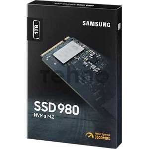 Накопитель SSD Samsung 1Tb M.2 980 MZ-V8V1T0BW (R3500/W3000MB/s) (PCI-E NVMe)