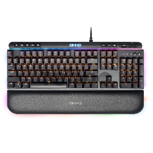 Клавиатура GMNG 999GK механическая черный/серебристый USB Multimedia for gamer LED (подставка для запястий) (1091218)
