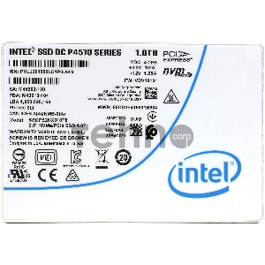 Накопитель SSD Intel PCI-E x4 1Tb SSDPE2KX010T807 DC P4510 2.5