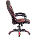 Кресло игровое A4TECH Bloody GC-250, на колесиках, искусственная кожа/ткань, черный/красный, фото 1