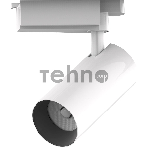 Светильник GAUSS трековый цилиндр 16W 1680lm 4000K 180-220V IP20 65*206мм белый LED 1/40 TR081