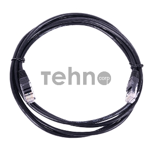 Кабель Патч-корд Lanmaster UTP TWT-45-45-0.5-BK вилка RJ-45-вилка RJ-45 кат.5е 0.5м чёрный ПВХ (уп.:1шт)