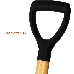 Лопата штыковая Зубр ФАВОРИТ, прямоугольная, деревянный черенок с рукояткой, проф 4-39513_z02, фото 4