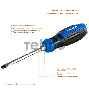 Отвертка ударная ЗУБР Профессионал 