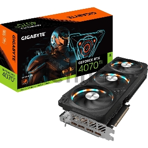 Видеокарта Gigabyte GV-N407TGAMING-12GD GeForce RTX 4070TI 12288Mb 192 GDDR6X 2640/21000 HDMIx1 DPx3 HDCP Ret Видеокарта Gigabyte GV-N407TGAMING-12GD GeForce RTX 4070TI 12288Mb 192 GDDR6X 2640/21000 HDMIx1 DPx3 HDCP Ret