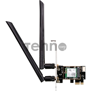 Беспроводной двухдиапазонный D-Link DWA-X582/RU/A2A PCI Express адаптер AX3000 с поддержкой MU-MIMO