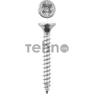 Саморезы СУ-Б универсальные, 90 x 5.0 мм, 100 шт, белый цинк, ЗУБР