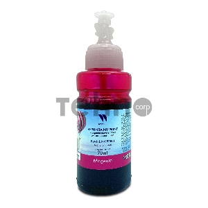 Чернила NV PRINT водорастворимые T6643 для аппаратов Epson L100, L110, L120, L132, L200, L210, L222, L300, L312, L350, L355, L362, L366, L456, L550, L555, L566, L1300, L386, L486, L121, L3050, L3060, L3070, L364, L382,  L605, L655, L1455 (70 ml) Magenta