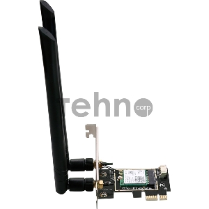 Беспроводной двухдиапазонный D-Link DWA-X582/RU/A2A PCI Express адаптер AX3000 с поддержкой MU-MIMO
