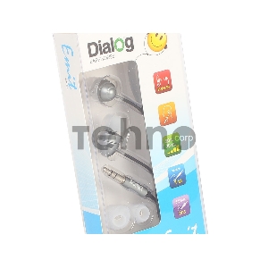Наушники EP-F55 GREY Dialog серая Наушники EP-F55 GREY Dialog серая