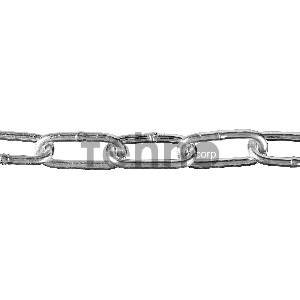 Зубр Цепь длиннозвенная, DIN 763, оцинкованная сталь, d=2мм, L=200м 4-304030-02