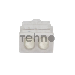 Экспресс-клемма с пастой REXANT СМК 2273-242, 2-проводная 0.5-2.5 мм², прозрачная, блистер (5 шт./уп.)