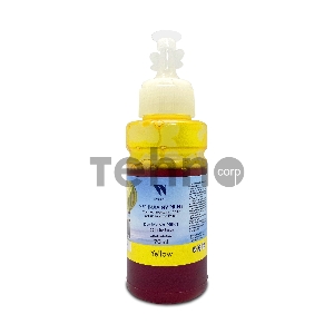 Чернила NV PRINT водорастворимые T6644 для аппаратов Epson L100, L110, L120, L132, L200, L210, L222, L300, L312, L350, L355, L362, L366, L456, L550, L555, L566, L1300, L386, L486, L121, L3050, L3060, L3070, L364, L382,  L605, L655, L1455 (70 ml) Yellow