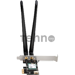 Беспроводной двухдиапазонный D-Link DWA-X582/RU/A2A PCI Express адаптер AX3000 с поддержкой MU-MIMO