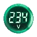 Индикатор значения напряжения ED16-22VD зел. PROxima EKF ed16-22vd-g, фото 2