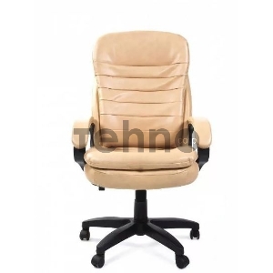 Офисное кресло Chairman 795 LT бежевое  (экокожа, пластик, газпатрон 3 кл, ролики, механизм качания)