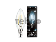 Лампа светодиодная GAUSS 103801205  LED Filament Candle Е14 5Вт 4100к 1/10/50