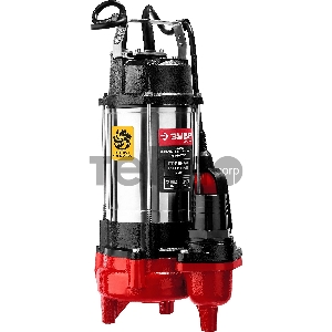 Насос фекальный погружной ЗУБР НПФ-750  750Вт, пропускная способность 310 л/мин,напор 14 м,чугунный